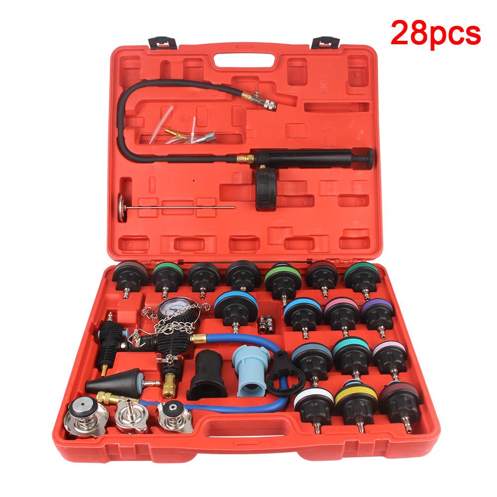 Детектор обнаружения утечек в водяном баке. Тест вакуумной системы охлаждения. Тестер давления в радиаторе. Манометр для измерения давления в водяном баке автомобиля.