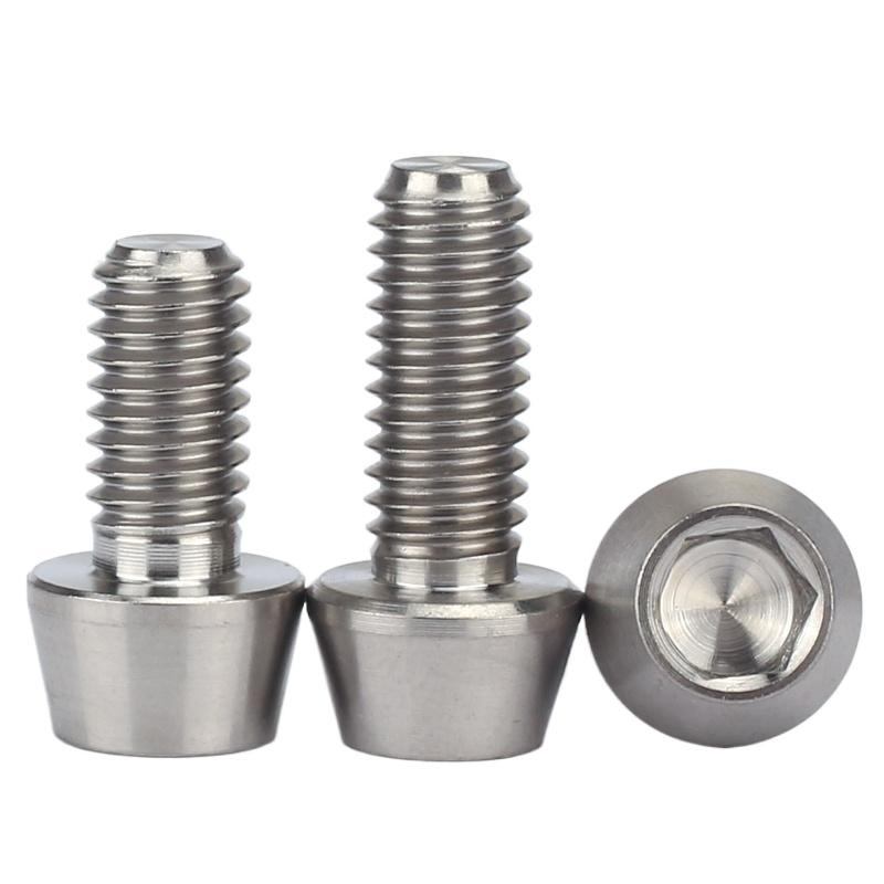 M3 x 4 5 6 8 10 12 14 16 18 20 22 мм TC4 GR5 Титановый сплав UFO Коническая головка Винты Болты Шестигранная головка Для Модельных Самолетов Автомобилей DIY