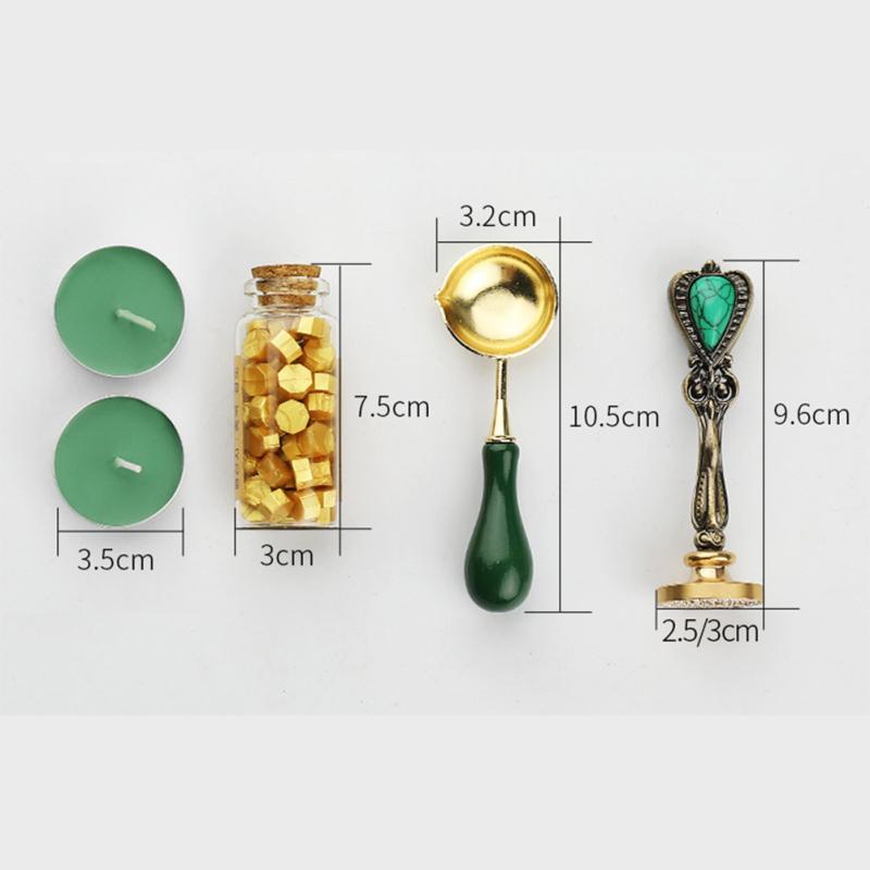 Винтажная ложка, набор штампов, коробка с сургучом, бусины, свечи, свадебная упаковка, подарки, сделай сам