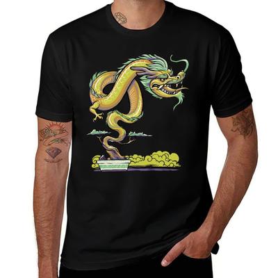 Bonsai Dragon Tshirt Casual Streetwear Short Sleeve Tee Tshirt