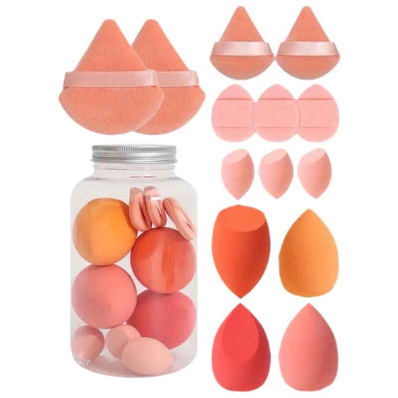 14-Piece Beauty Sponge Set: Super Soft, Dual-Use Makeup Sponges