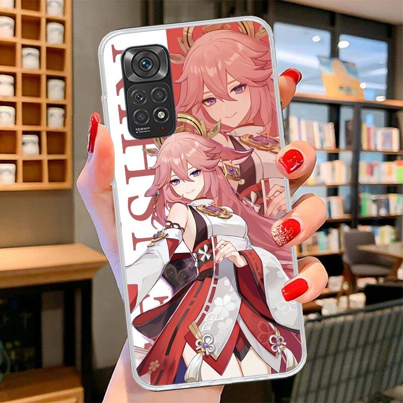 Genshin Impact Anime Cover Phone Case For Xiaomi Redmi Note 15 14 13 12 11 10 Pro Plus 14S 12S 11S 11T 11E 10S Soft Fundas Shell