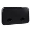 Boat Hatch 24inx14in Rectangle Boat Deck Hatch 180 degrees  Opening Lid Marine Boat Access Hatch Lid for Yachts RV Black