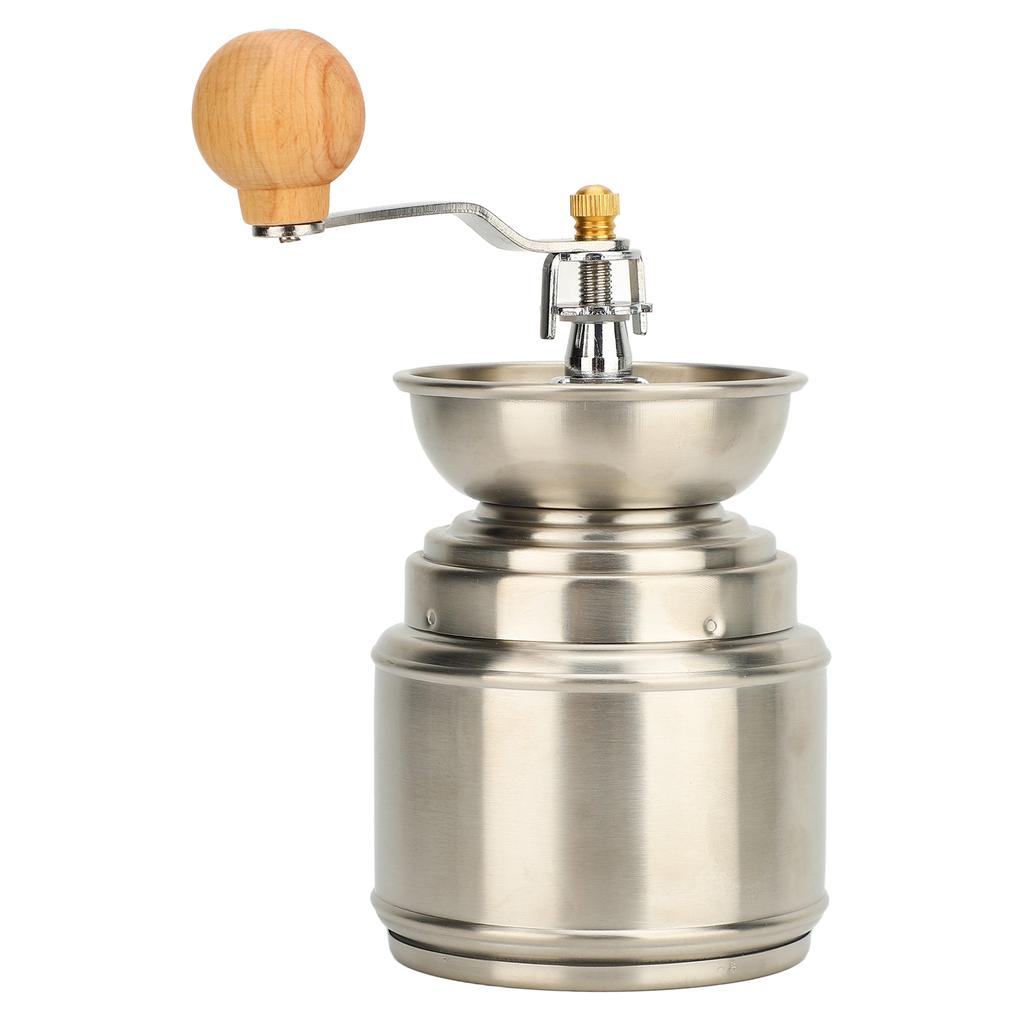 Ручная кофемолка из нержавеющей стали из массива дерева, ручная мельница для кофе в зернах для приготовления кофе