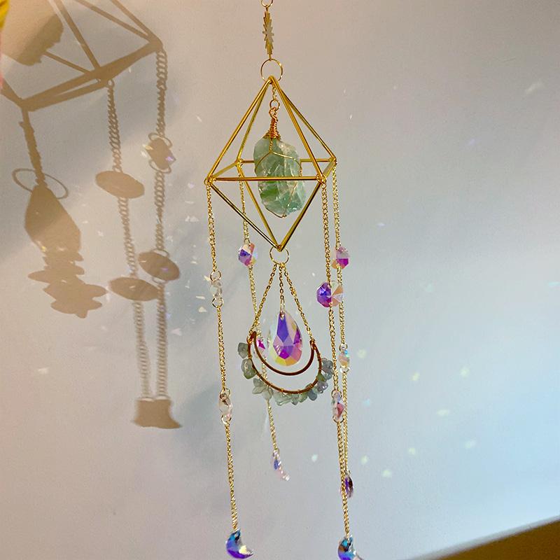 High Quality Natural Crystal Sun Catcher Crystal Sun Catchers Hanging Suncatche for Decoration