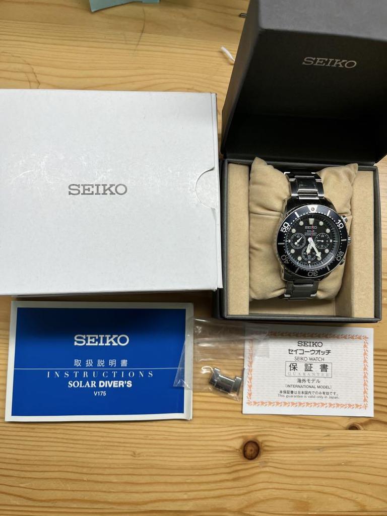 [USED] SEIKO V175-0AD0 Seiko Prospex Chronograph