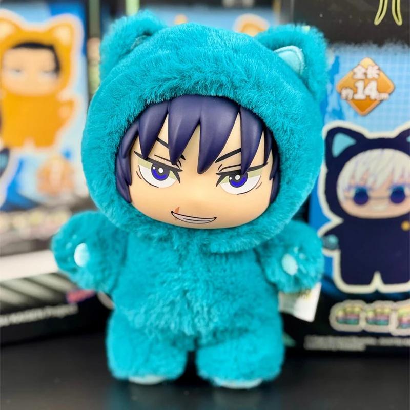Оригинальный Eaki Jujutsu Kaisen Сезон 2 Вечеринка в кошачьем парке Годжо Сатору Плюшевая кукла-подвеска в виде модели для коллекции в слепой коробке Подарок-%