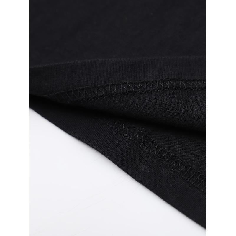 Женская белая полиэстеровая футболка европейского размера с принтом в виде розовой звезды - Повседневная, удобная и универсальная для дома