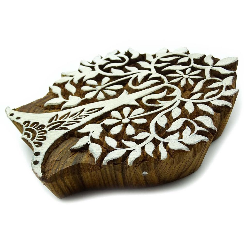 Индийские деревянные блоки, резные текстильные штампы, коллекционные декоративные блоки