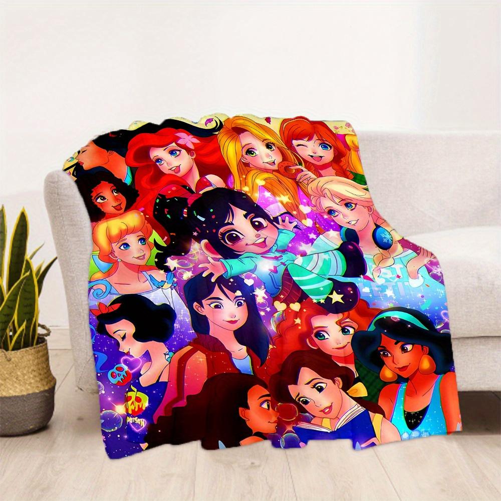 1pc, Happy Disney princesses Blanket, Soft Throw for Room Decor, Perfect Gift for