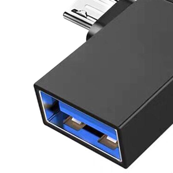 Портативный адаптер 2-в-1 USB3.0 OTG Конвертер для передачи данных на TYPE-C для мобильного телефона