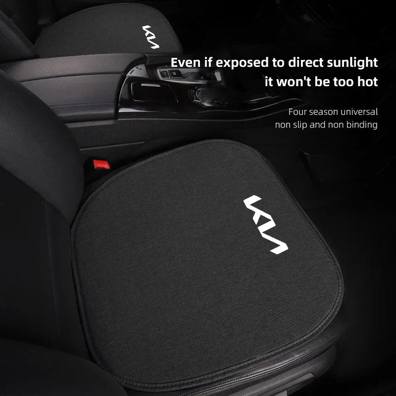 cnwhjg1 Car Seat Blcak Cushion Breathable Protector Pad Auto Interior For Kia Sportage Ceed Picanto Rio ProCeed Niro K7 K5 K8 K3 Soul K9