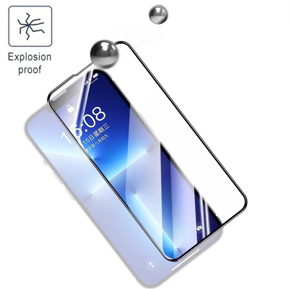 1Pcs HD Screen Protective Tempered Film for iphone 15pro Film Peep Anti HD Protective 15 W4B3