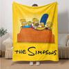 1Pc Simpsons Family Relaxation Blanket Soft And Comfortable Casual Warm Camping Travel Christmas Halloween Gift M921743