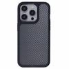 For iPhone 15 Pro Max Case Carbon Fiber Texture TPU+PC Anti-Drop Phone Cover