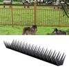 6 Pieces Metal Security Fence Spikes AntiClimb Wall Spikes for Outdoor Use with Easy Installation for Cat Birds Prevent