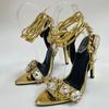 Fashion Luxury Best - Selling Strappy High Heel Sandals, Rhinestone - Embellished, Glam Evening Party Vibe, Ideal for Formal Occasions
