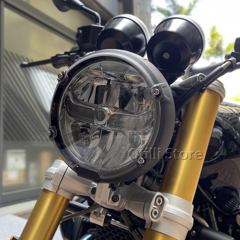 For BMW R18 Classic R12 NineT 2024 2025 R9T R nineT Scrambler Pure Motorcycle Accessorie Headlight Guard Protector Grille Cover