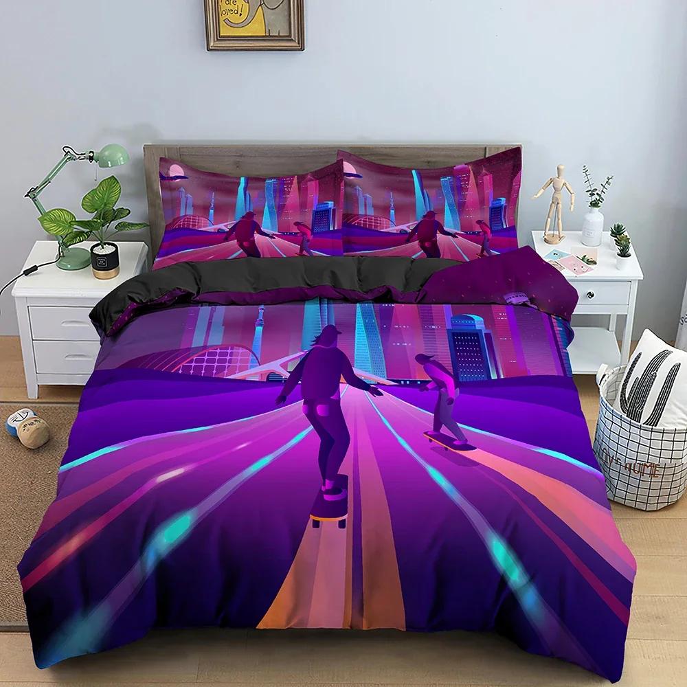 3D Dreamcatcher Duvet Cover Set Abstract Sunset Bedding Set Comforter Cover Single Twin King Queen With Pillowcase Bedclothes