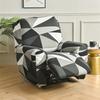 Geometric Recliner Sofa Cover Leopard Print Stretch Spandex Armchair Slipcovers Relax Lazy Boy Chair Covers Furniture Protector
