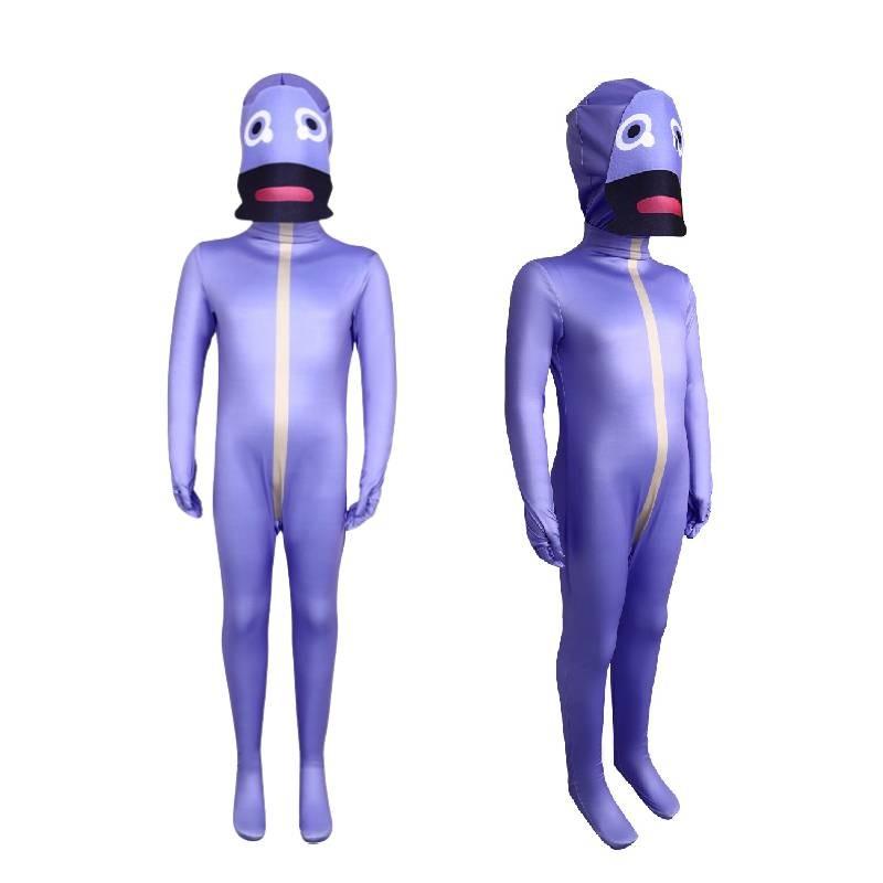 И Йипс Прятки Фиолетовый Косплей Костюм Игровые Комбинезоны Сценическое Выступление