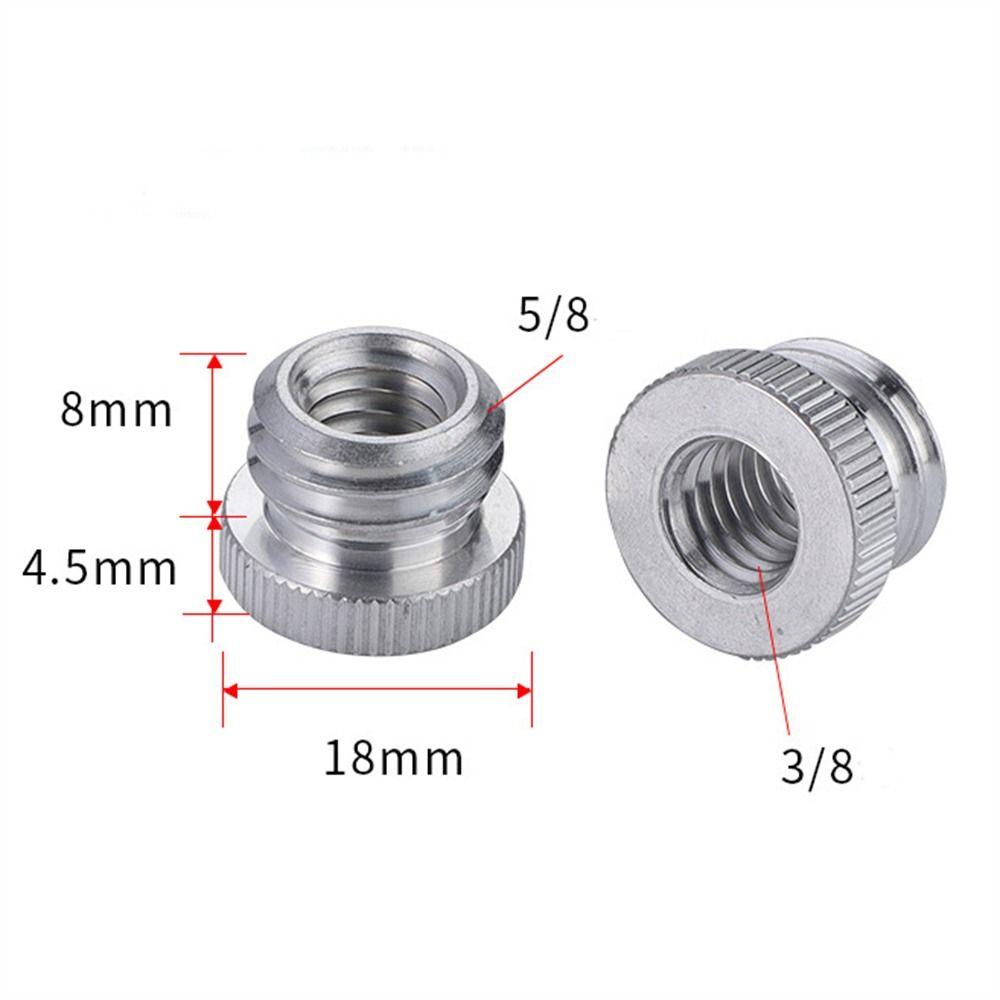 Tripod Mount Adapter 5/8-Inch Male Conversion Screw 1/4 Turn 5/8 Screw Camera Screw Tripod Screw
