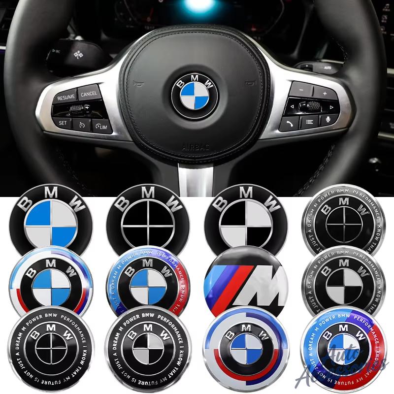 45 мм Наклейка-значок M на руль автомобиля Для BMW E46 G80 F48 E84 G01 F30 G11 X1 X3 X5 X6 G07 F15 Аксессуары для стайлинга авто T54