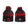 Knitted Hockey Beanie Hat Men Women Winter Warm Adjustable Cap With Embroidered Letters