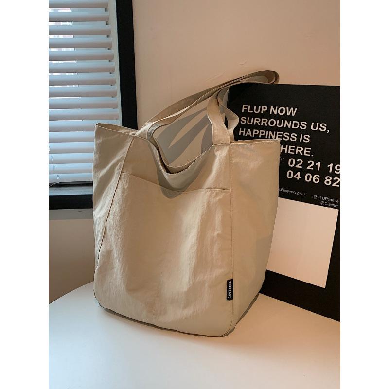 Японская водонепроницаемая нейлоновая повседневная женская сумка-тоут для весны/лета – Большая вместимость, стильная сумка на одно плечо