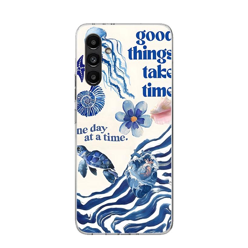 Чехол для телефона 'Морская звезда, Морская черепаха, Акула' для Samsung Galaxy A17 A16 A14 A15 A13 A57 A56 A54 A55 A53 A37 A36 A34 A35 A33 A26 A2