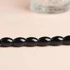 6X9/8X12mm Rice Shape Black Agate Onyx Loose Beads Women Men Jewelry Making Design DIY Necklace Carnelian Stone Accessory Crafts