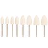 8pcs Conical Head Wool Polishing Wheel Grinding Head Polishing Tool Accessory