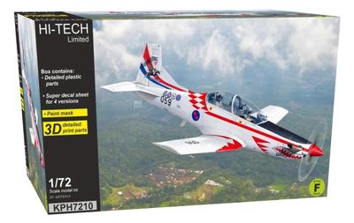 KP Model Лимитированная серия Pilatus Пластиковый набор KPMH7210 1/72 Hi-Tech PC-9/A/M (Самолет)