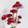 Enchanting Foam Toadstool Mushrooms Fairy Garden Decorations Set of 33