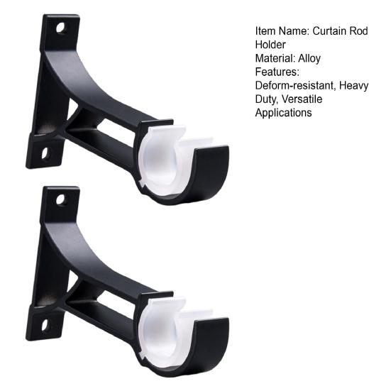 2 Curtain Curtain Rod Holder for Pcs Rod Holder Wall or