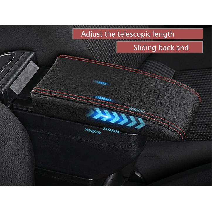 For Toyota Aygo BJ Armrest Box for Citroen C1 Peugeot 107 Armrest Box Store Box Cup Holder Dedicated Retrofit Car Accessories