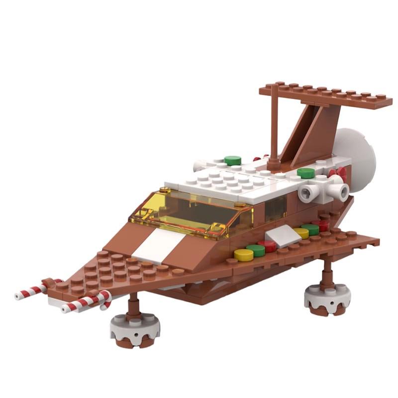 Bricklink Звездные Войны Рождественская Пряничная Серия Космический корабль 40806 Шагоход Спидеры Строительные блоки Детские игрушки Рождественский подарок