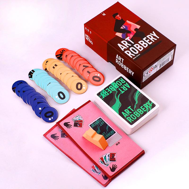 Art Heist: Robbery Game - 2-5 Players, English Edition, Adult Card Party Game