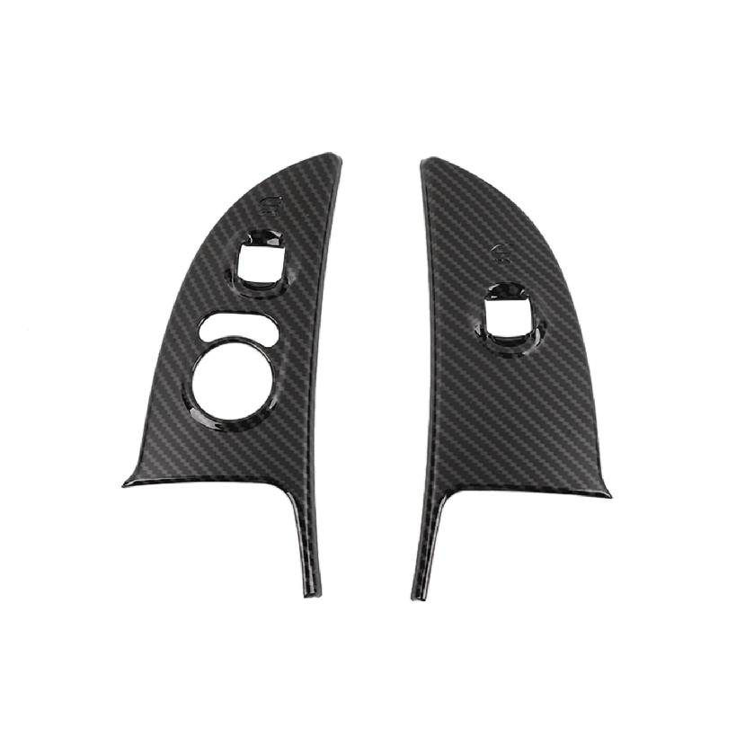 Car Door Window Lift Button Panel Decoration Cover Stickers for Jeep Liberty 1999-2007 Auto Interior Mouldings Accessories