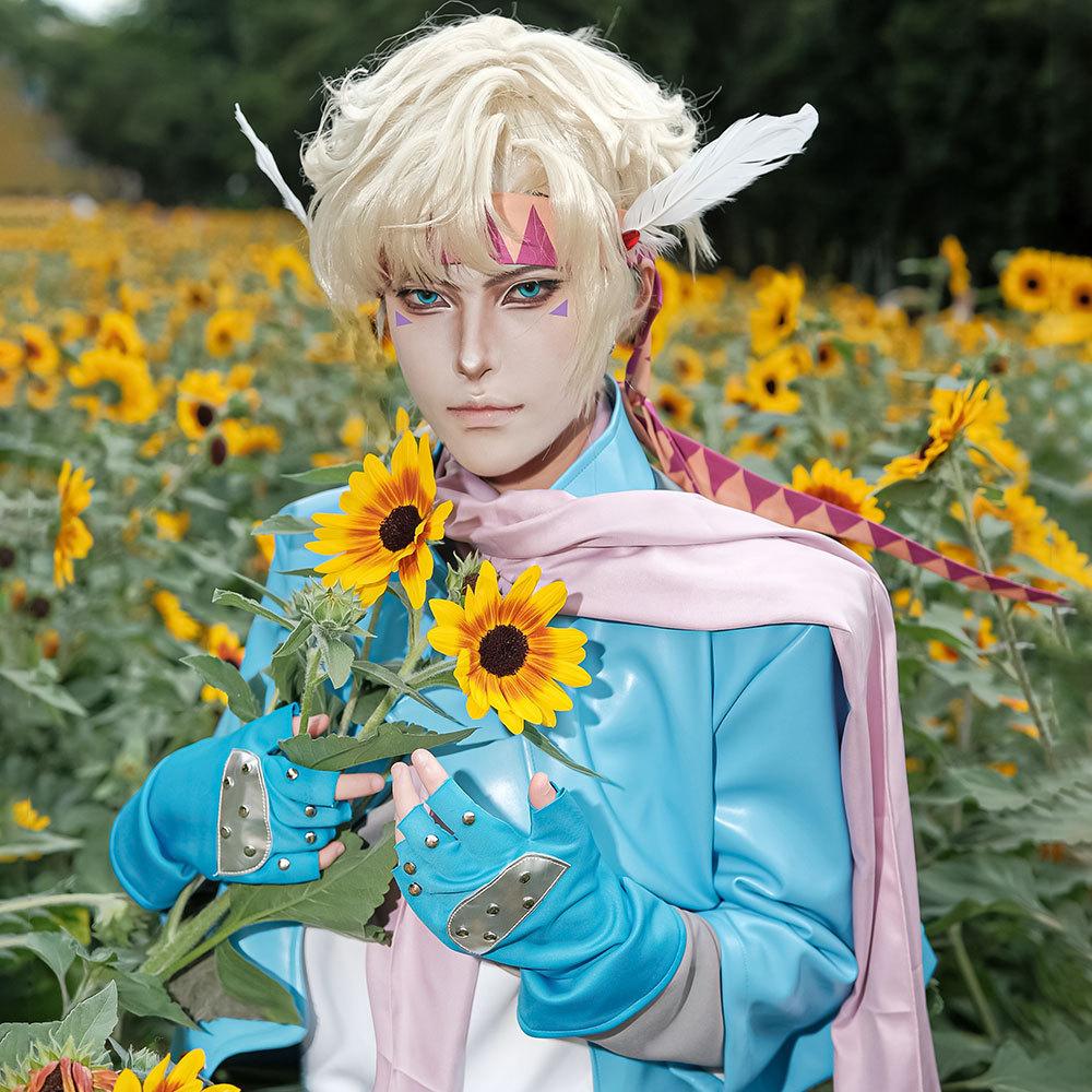 Косплей костюм на Хэллоуин Цезарь Цеппели из JoJo's Bizarre Adventure