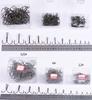 100pcs Multiple Size Treble Hooks Fishing Hook for Lures Size 12 10 8 6 4 2 1 1/0 2/0 3/0 4/0 5/0 Black Color [YG0001]