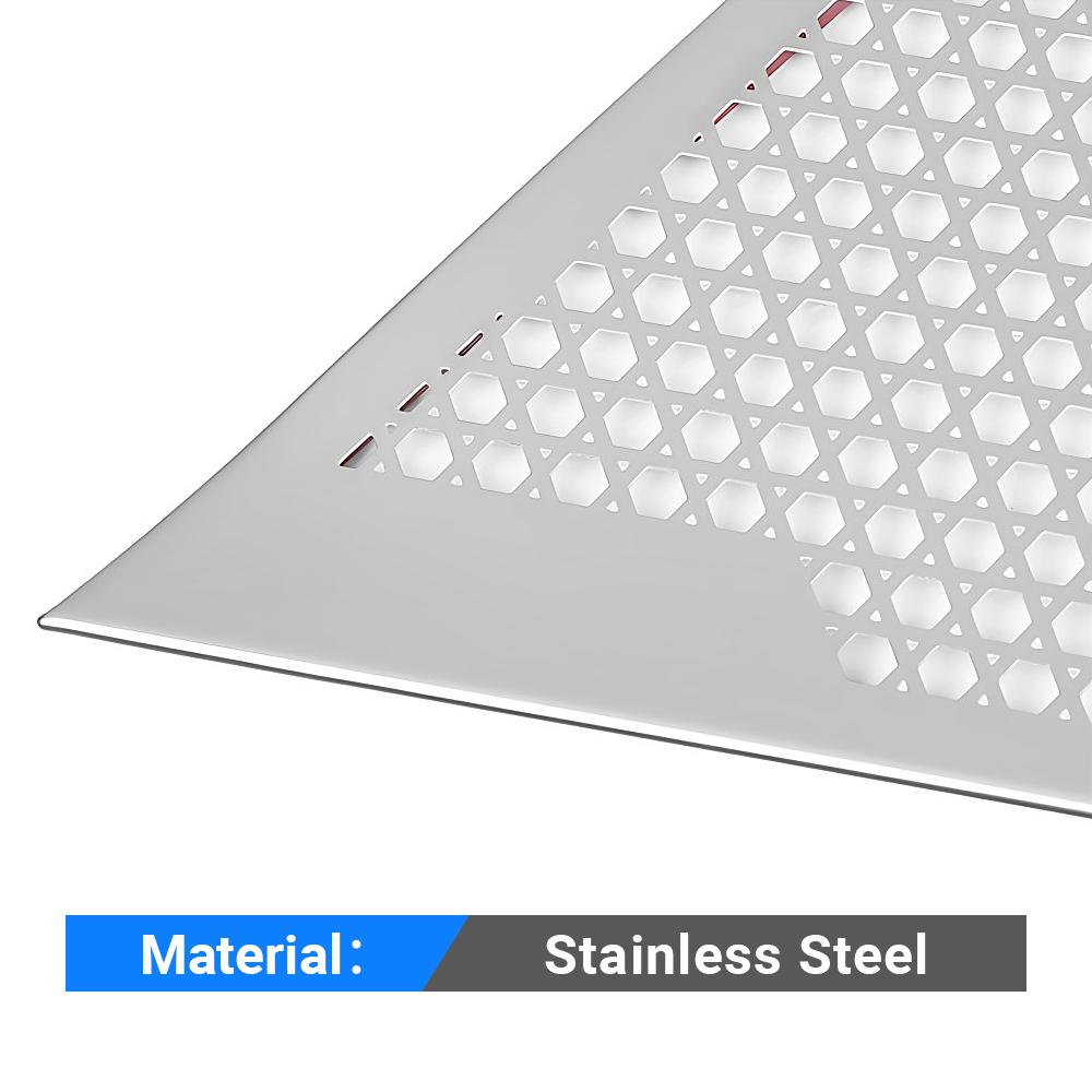 Stainless Car Engine Air Intake Mask Sticker Case Decoration Cover Trim Sticker For Honda CR-V CRV 6th Gen 2023 2024 2025 Hybrid