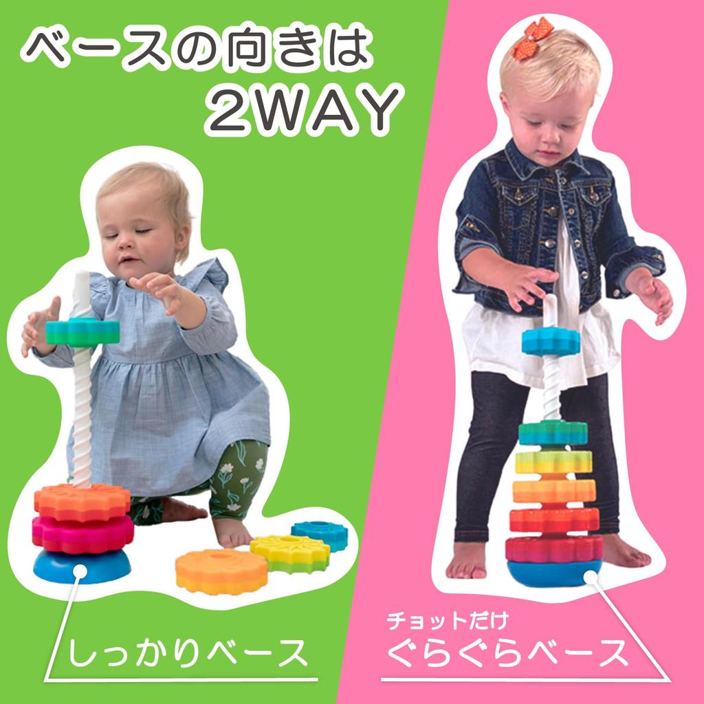 Fat Brain Toys Развивающая игрушка Spin Again 13X42 см Оригинальный продукт FA110-1