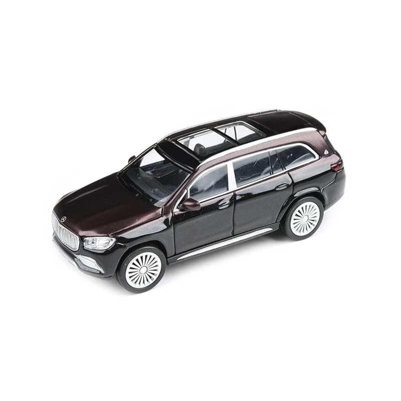 JADI Mercedes-Maybach GLS Obsidian Black/Rubellite Red LHD модель в масштабе 1/64 PA55304
