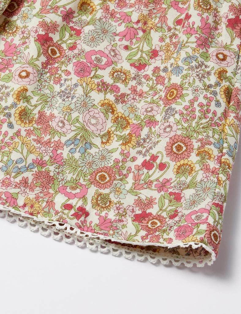 Pample Mousse Gauze Floral Print Russel Lace Milky Suit PK 70cm + N/C {Spring/Autumn} DP-91402