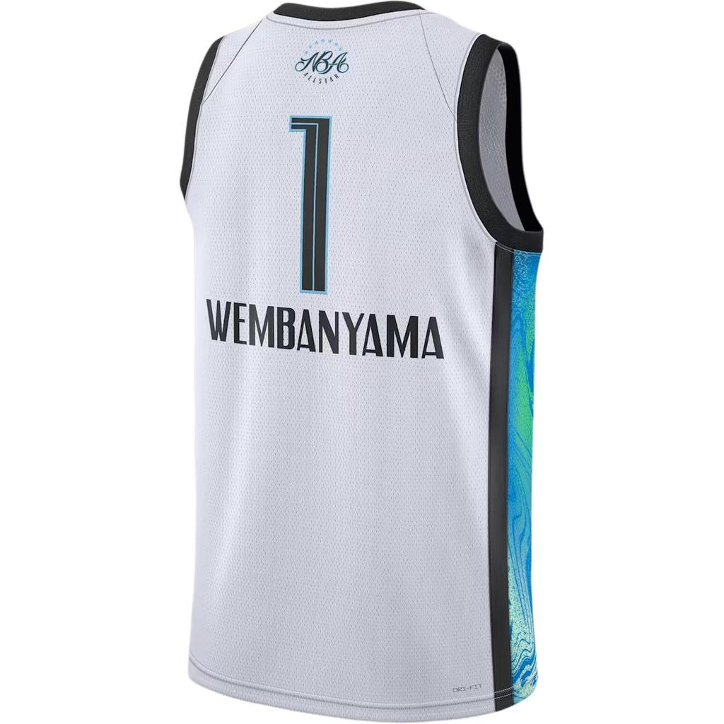 Jordan Баскетбольная майка NBA All-Star Виктор Вембаньяма 2026 Swingman Dry Fit с круглым вырезом без рукавов Мужская майка IZ4395-102