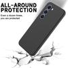 For TECNO Spark 40 Pro 4G Liquid Silicone Case Phone Back Cover with Hand Strap