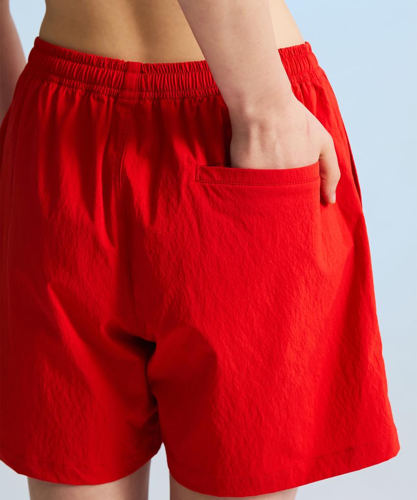 Leijibi Comfort Pro Шорты на весь день W Эластичные шорты Красные