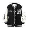 Men's Autumn Casual Letter Embroidered Stand Collar Baseball Jacket