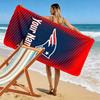 Name Custom New England Patriots Logo Print Beach Towel, Large Soft Quick Dry Towel for Beach Camping Swimming